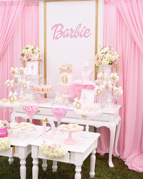 Barbie Birthday Party Ideas Photo 7 Of 18 Catch My Party