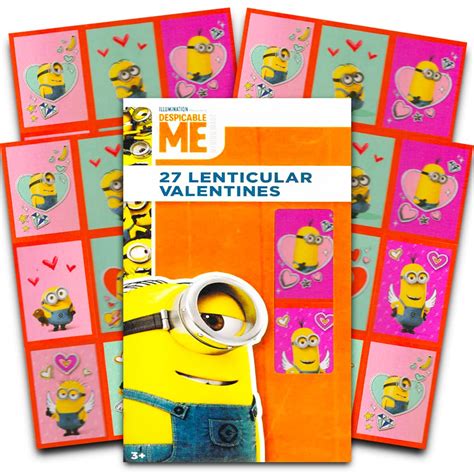 Buy Paper Magic Despicable Me Minions Valentines Day Cards For Kids