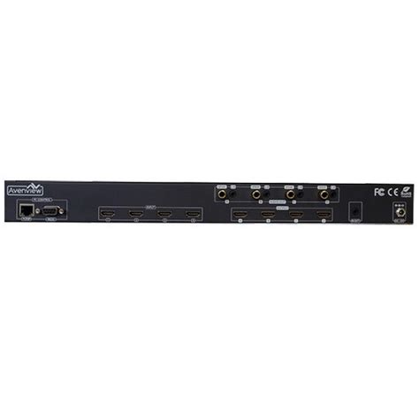 Avenview Sw Hdm2 T4k 4x4 4x4 4k60 Hdmi Matrix Switcher Hdr Ir Rs232