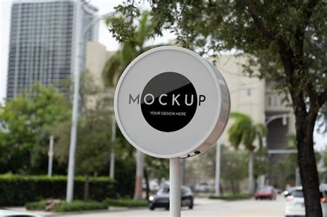 Free Psd Miami Street Business Signs Mockup