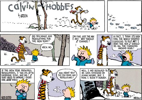 Calvin And Hobbes Ring In The New Year Mockingbird