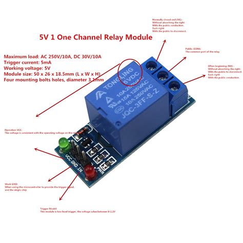 Smart Electronics 5v 1 One Channel Relay Module Low Level For Scm
