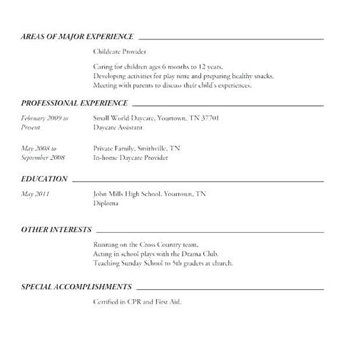 How to write a cv for a job with no experience sample. How To Write A Resume For A Highschool Graduate Without Experience - Cover Resume | High school ...
