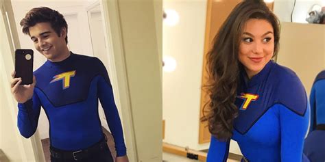 Kira Kosarin And Jack Griffo Wear Their ‘thundermans Suits For The Very