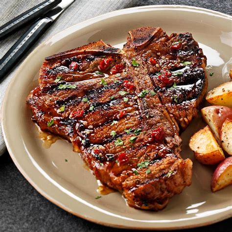 Bones give your body structure and enable you to move, but what else is your skeletal system responsible for? Chipotle-Honey Grilled T-Bones Recipe | Taste of Home