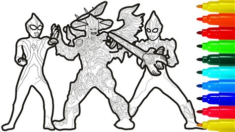 Ultraman Monsters Coloring Page