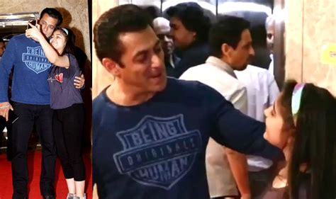 Salman Khan Sweetly Blesses Little Girl Clicks Happy Selfie With Her