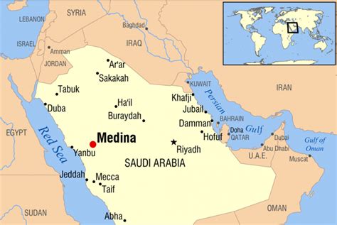 Peta Kota Mekkah Dan Madinah Inspirasi Muslim