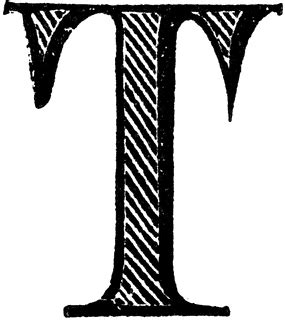 T for tang or, if you're willing, taint. Decorative Letter T | ClipArt ETC