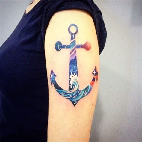 If you have a best friend the try a matching anchor tattoo with him along with name initials. 125 Stunning Anchor Tattoos (With Rich Meaning)