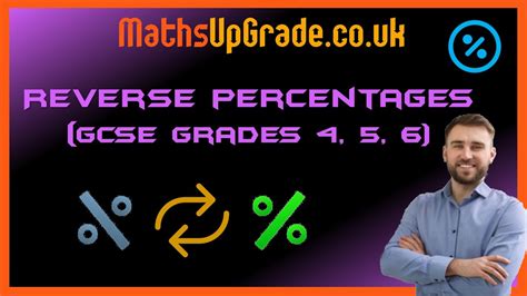 Reverse Percentages Video Gcse Maths Solutions Youtube