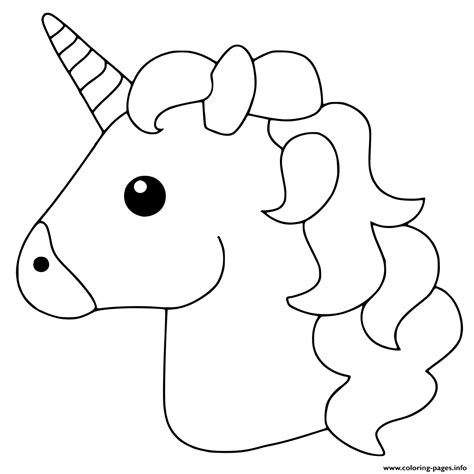 Use these images to quickly print coloring pages. Unicorn Emoji coloring pages | Emoji coloring pages ...