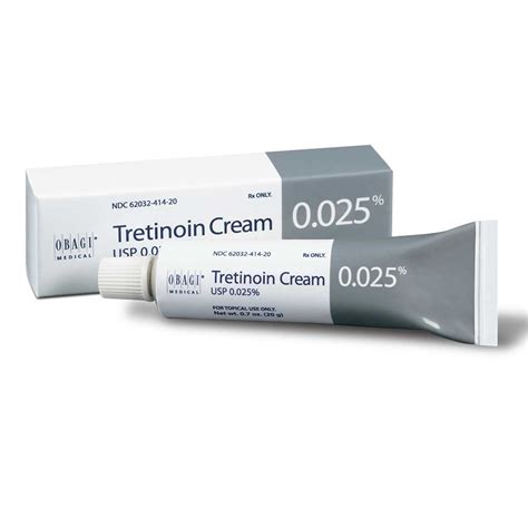 Tretinoin Cream 0025 Napa Solano Plastic Surgery