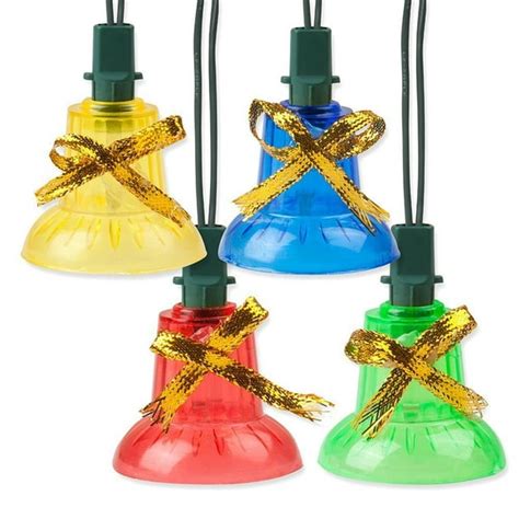 Holiday Essence Musical Christmas Bell Light Set 30 Indoor Color Bell