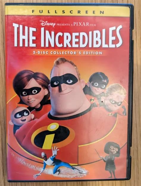 The Incredibles Dvd 2 Disc Set Fullscreen Collectors Edition 599