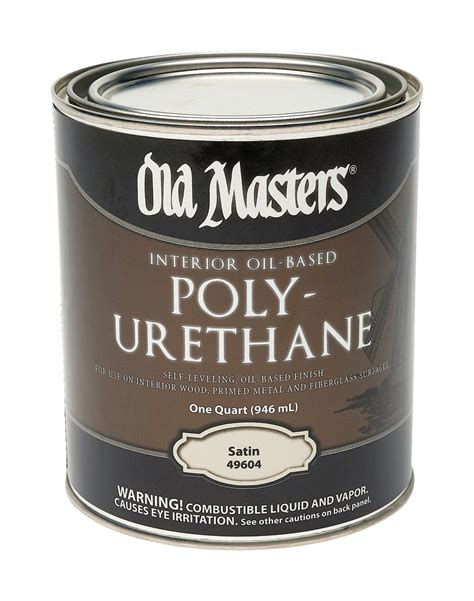 Old Masters Satin Clear Oil Based Polyurethane 1 Qt Benjamin Moore