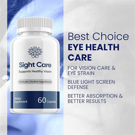 3 Pack Sight Care Vision Supplement Pillssupports Healthy Vision And