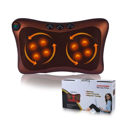 Discount Up To 50 Electric Shiatsu Kneading Neck Massager Shoulder Back Body Massage Pillow