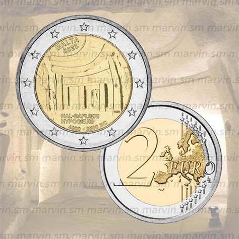 2 euro Ħal Saflieni Hypogeum Malta 2022 UNC