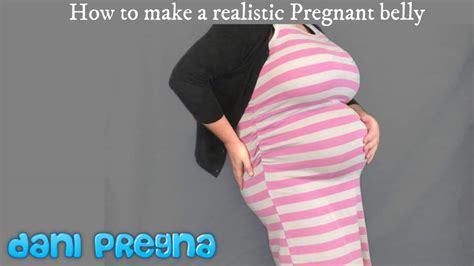 How To Make A Fake Pregnant Belly Instructional Video On A Fake Pregnant Belly Youtube