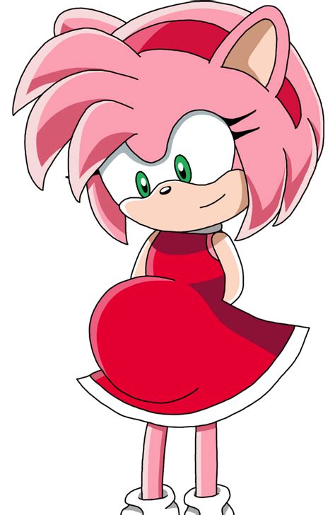 Pregnant Amy Rose 2 Drawing By Shortshaker On Deviantart