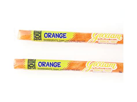 Sour Orange Candy Sticks 80ct The Grain Mill Co Op Of Wake Forest