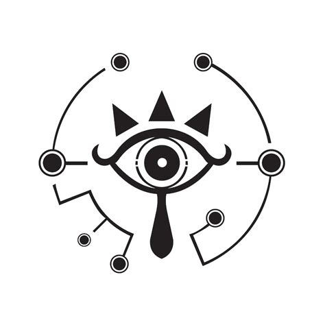 Legend Of Zelda Sheikah Eye Vinyl Sticker Etsy