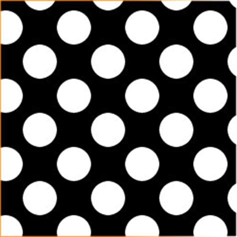Printed Pattern Permanent Vinyl Black White Polka Dots Print 12 X 24