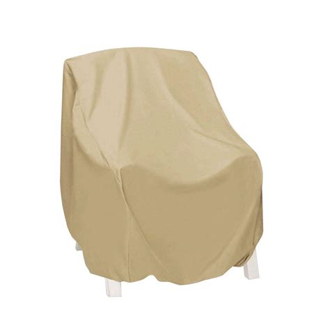 Waterproof,,easy to carry,and other functions,acid and alkali resistance,high temperature,easy to wash fold. Two Dogs Designs Khaki High-Back Patio Chair Cover-2D ...