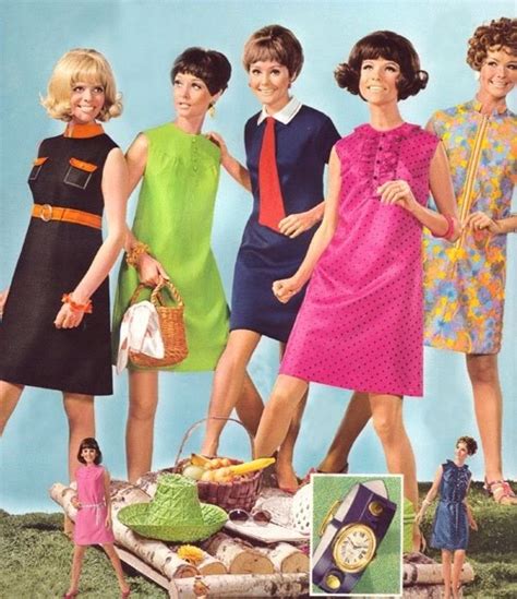 the swinging sixties — 1960s dress fashions