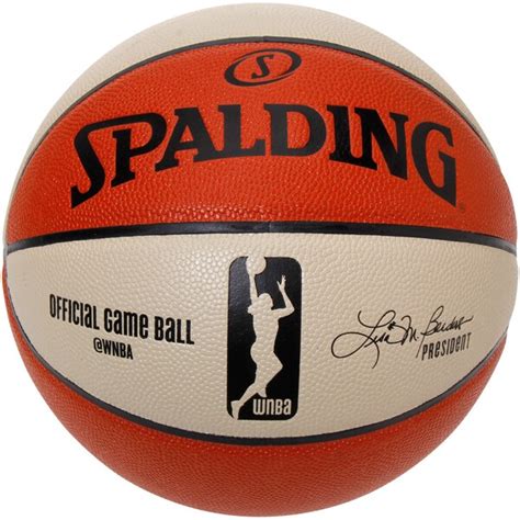 Spalding Orange Wnba Official Game Ball Size 6 Basketball Wnba Store