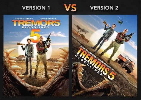 There are giant worms under the sand. Help Choose the Tremors 5: Bloodlines Home Video Art ...