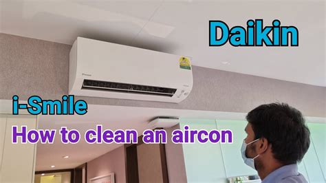How To Service A Daikin I Smile Wallmounted Air Conditioner R Youtube