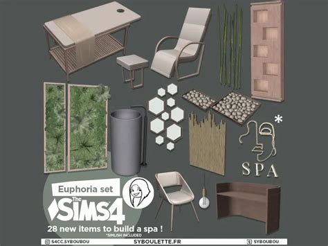 Euphoria Spa Cc Sims 4 Syboulette Custom Content For The Sims 4
