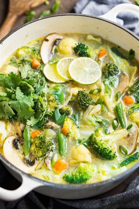Thai Coconut Soup Coconut Curry Soup The Kitchen Girl Recipe