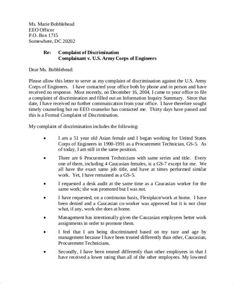 Job interview complaint letter template. FREE 9+ Sample Letter of Complaints in PDF | MS Word ...