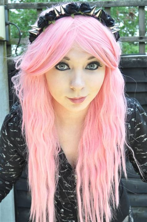 Pastel Goth Hair Pastel Pink Hair Color Pink And Black Hair Light