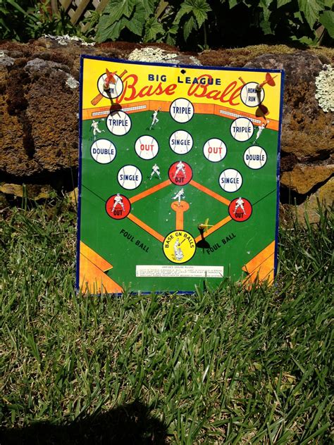 1940s Magnetic Baseball Two Sided Target Game By Patinapatina