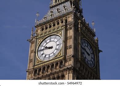 Big Ben Tower Clock London Uk Stock Photo Edit Now