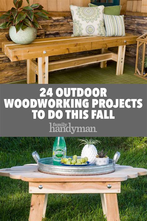 Whether they are beginner woodworking projects, diy projects for items in your woodshop or pieces of furniture, our videos will eliminate the guessing game providing you with the knowledge you need in the shop. 24 Outdoor Woodworking Projects To Do This Fall ...