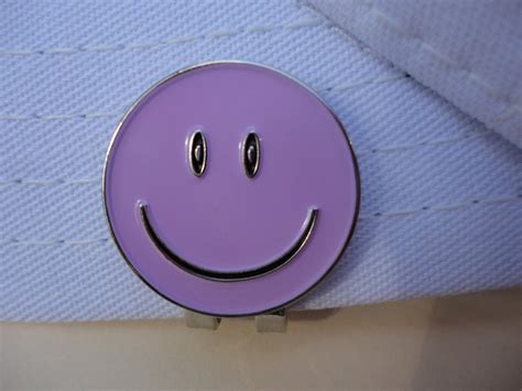 Smiley Face Purple Ball Marker Funmarkers