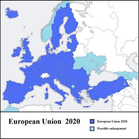European Union 2020 Fictional Map By Captainvoda On Deviantart
