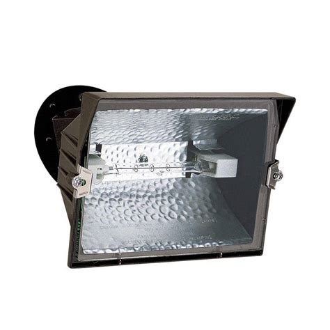 All Pro Outdoor Bronze 300 Watt Quartz Halogen Flood Light Eq 300 Wl