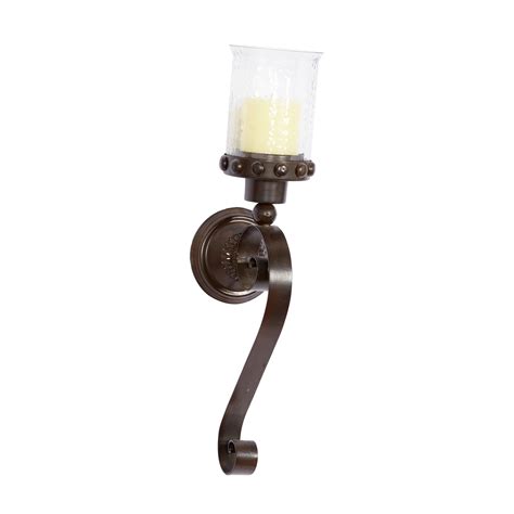 Decmode 20h 6w Traditional Wall Sconce Brown 1 Piece