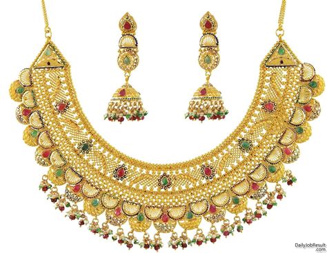Bridal Gold Jewellery Designs With Price In Pakistan 2018