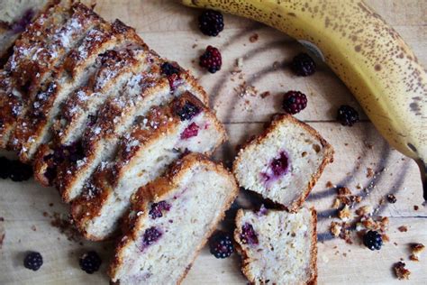 Banana And Blackberry Bread The Baking Nutritionist