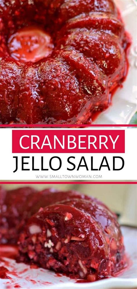 We made this at thanksgiving and christmas. Cranberry Jello Salad (A Deliciously Traditional ...