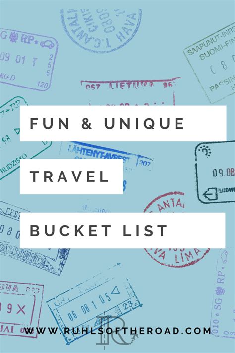 Official Bucket List Places To Visit And How To Make A Travel Bucket List