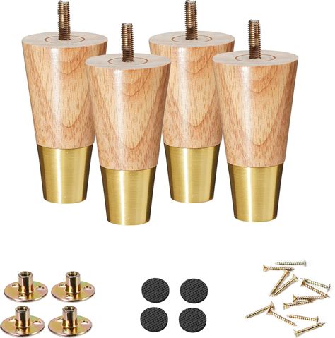 Buy Wood Furniture Legs 4 Inch Couch Legslegs For Furniture Set Of 4