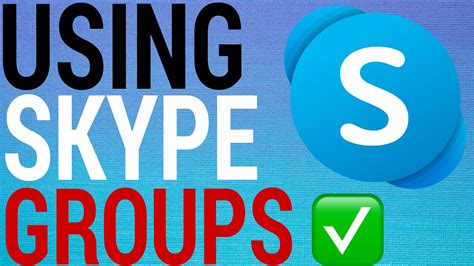 How To Add And Remove Users From Skype Groups Youtube
